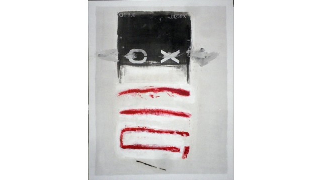 Acryl-Collage 120 x 150 cm